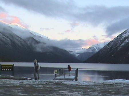 tomber de la nuit lake nelson very cold