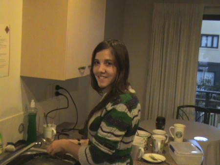 voici mara from argetine dans notre maison a mont manganui