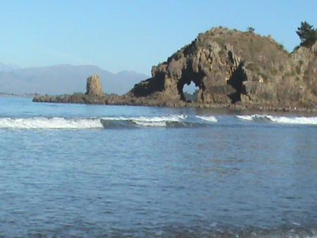 partie de peche dans le trou au fond